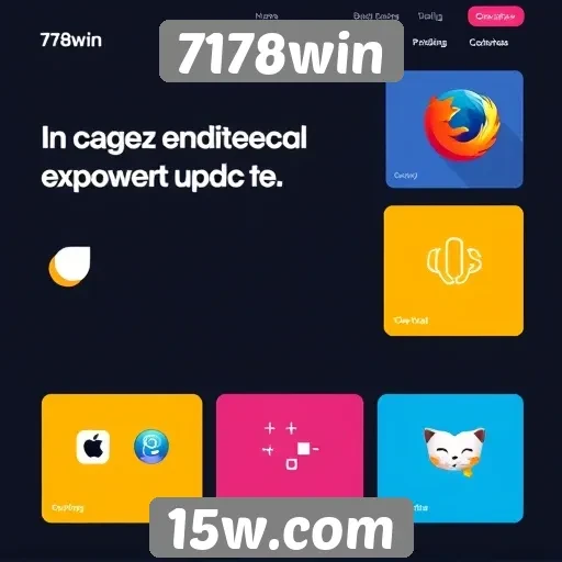 Tendências no design do site 7178win